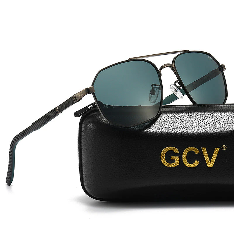 GCV™ Classic Pilot Square Polarized Sunglasses - Image 17