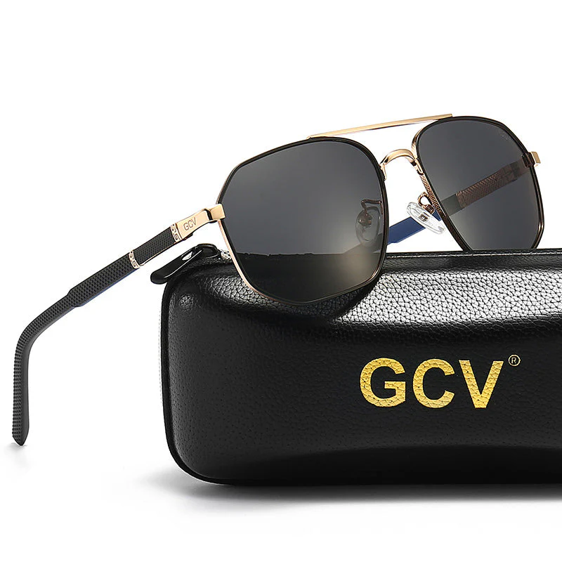 GCV™ Classic Pilot Square Polarized Sunglasses - Image 3