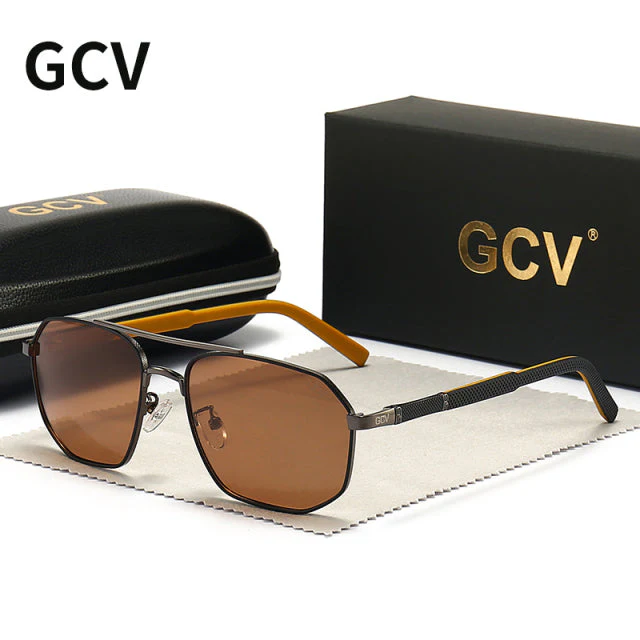 GCV™ Classic Pilot Square Polarized Sunglasses - Image 4