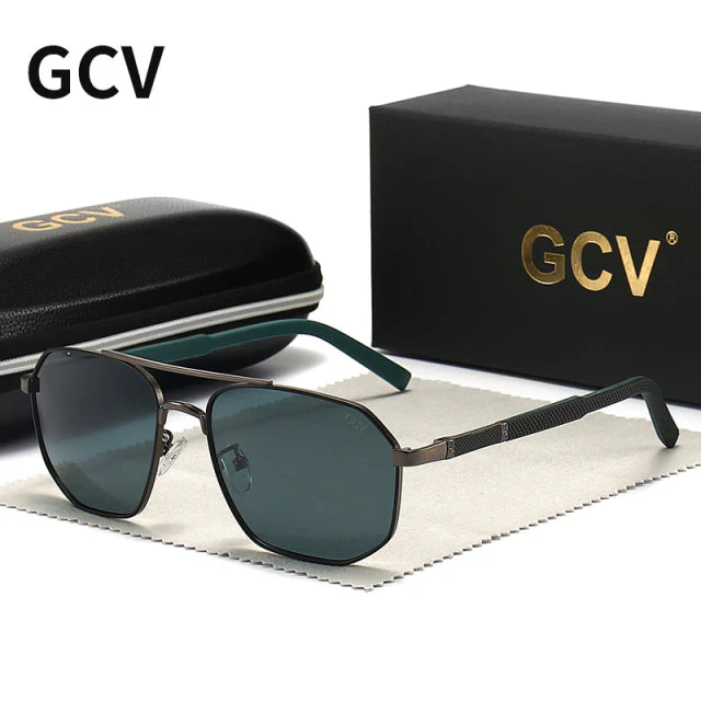 GCV™ Classic Pilot Square Polarized Sunglasses - Image 6