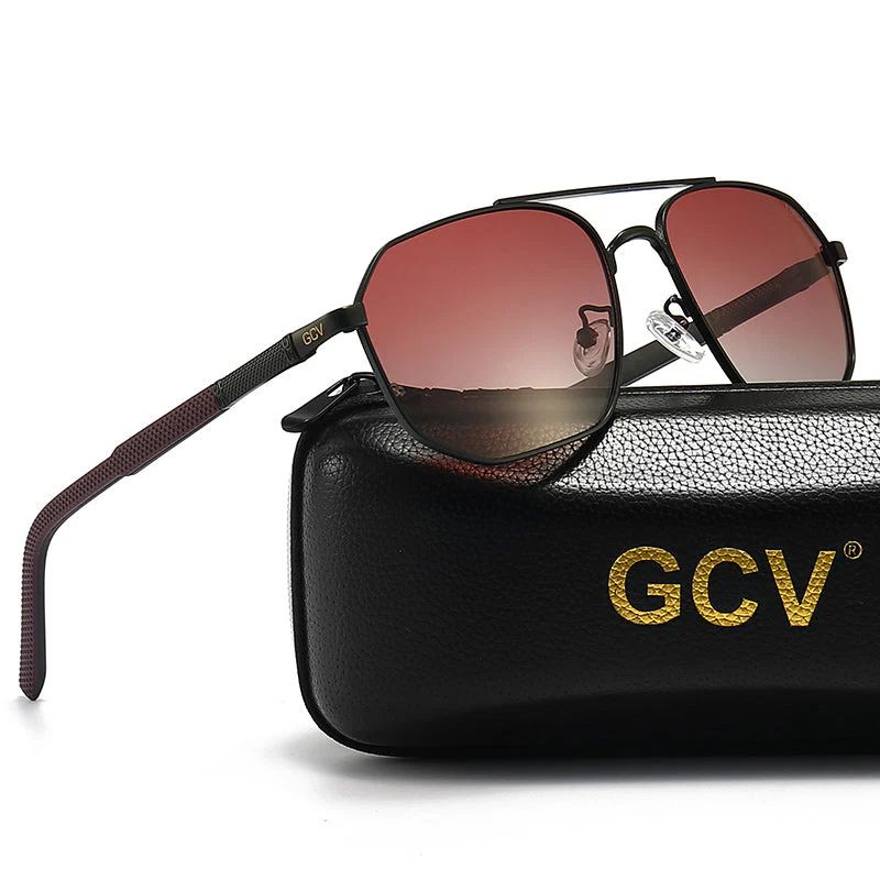GCV™ Classic Pilot Square Polarized Sunglasses - Image 8