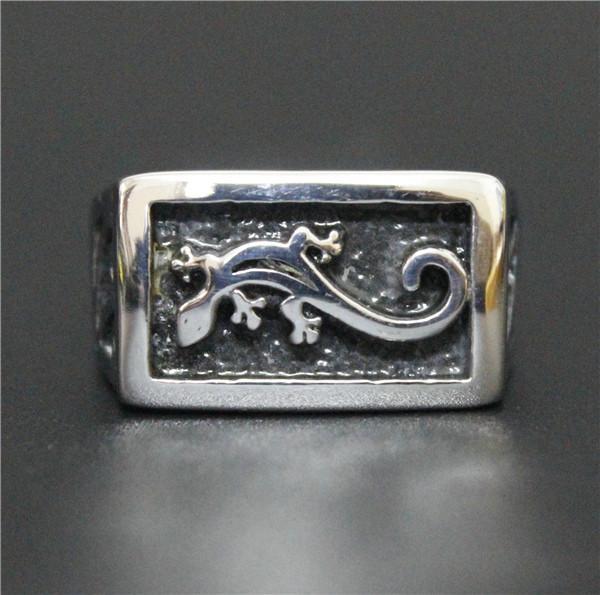 Gekko-Stainless Steel  Ring - Image 3