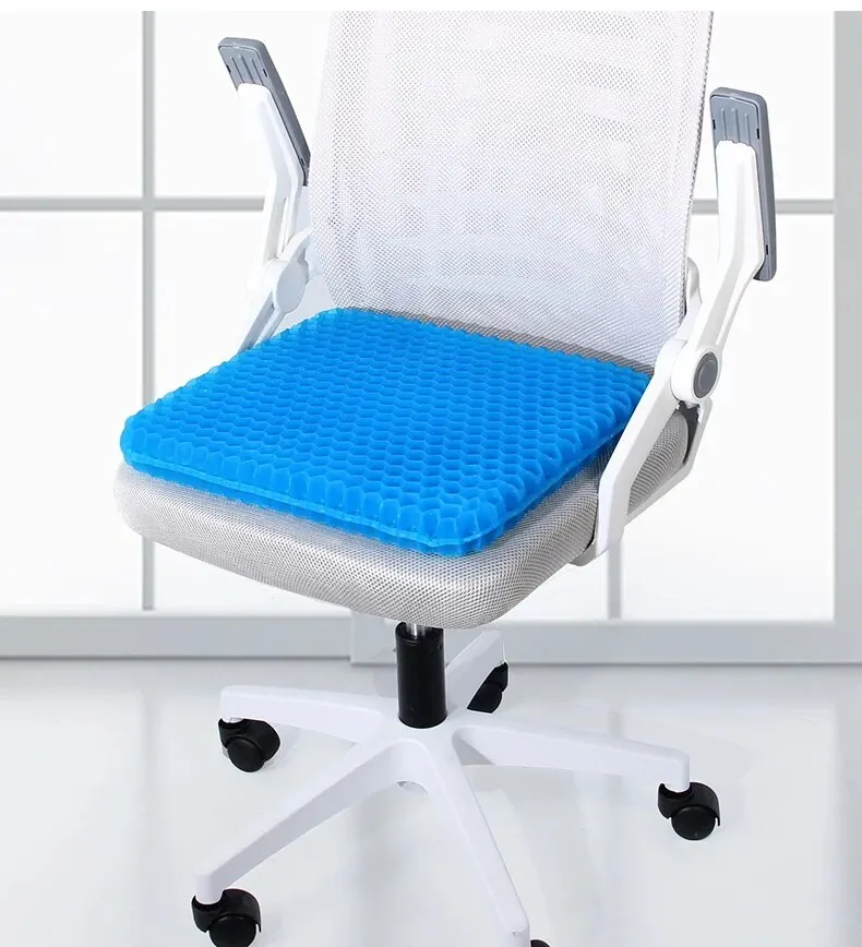 Ergonomic Shock-Absorbing Pressure Relief All-Day Comfort Gel Honeycomb Cushion - Image 16