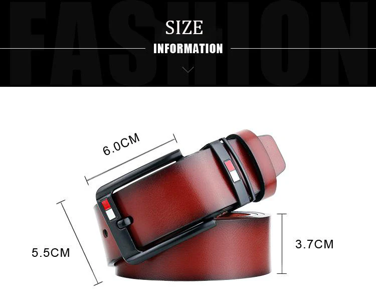 Genuine Leather Luxury Belt for Men - Image 18