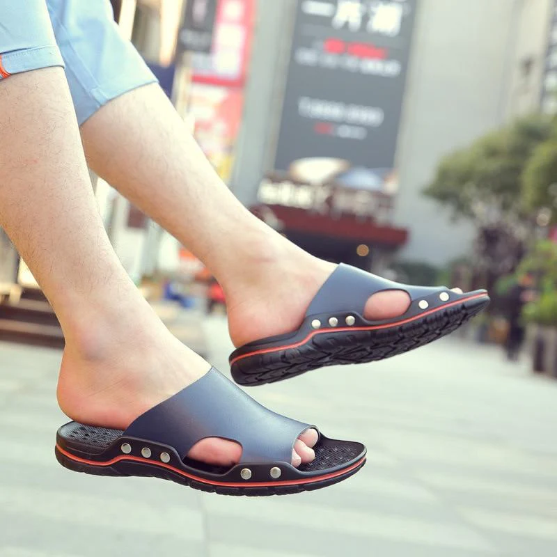 Genuine Leather Casual Sandal For Men - Image 2