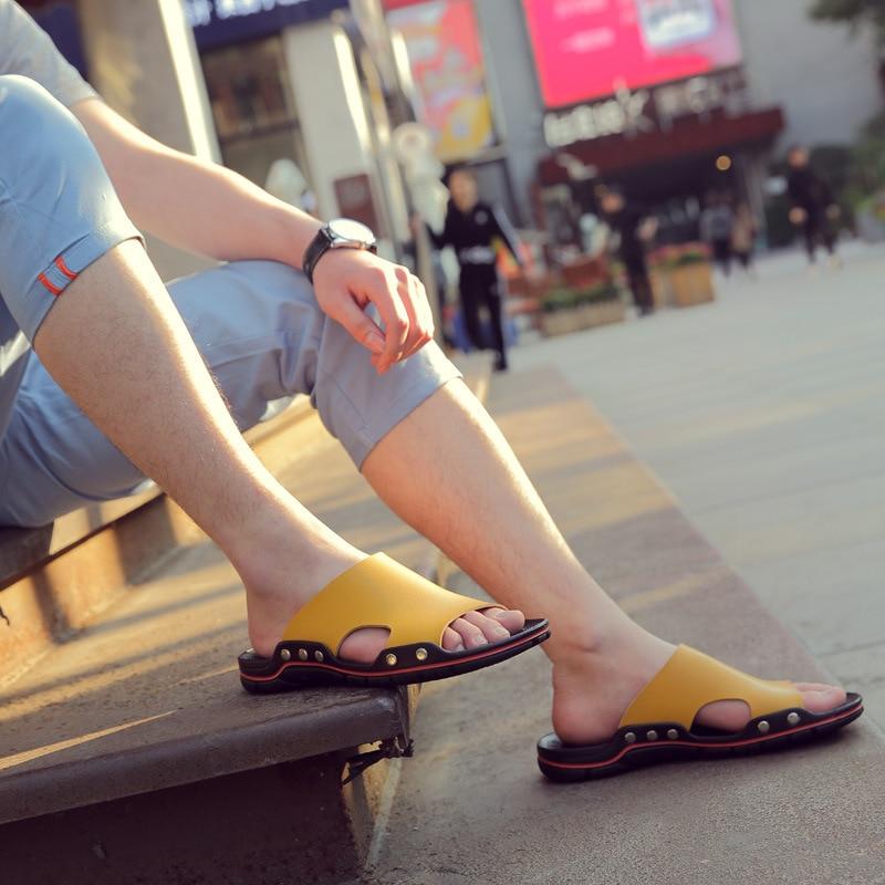 Genuine Leather Casual Sandal For Men - Image 3