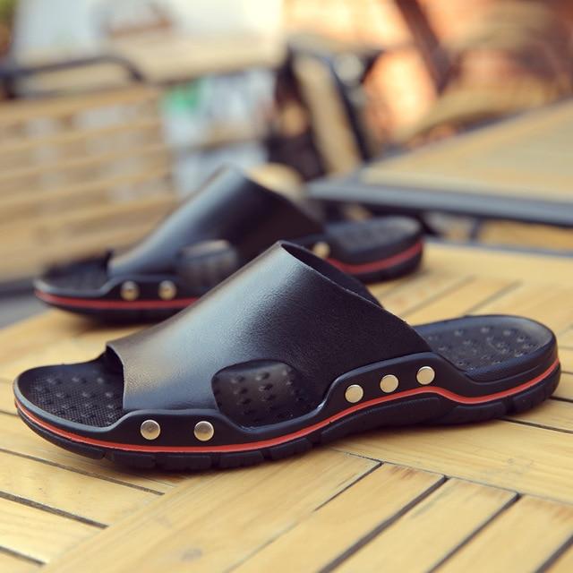 Genuine Leather Casual Sandal For Men - Image 4