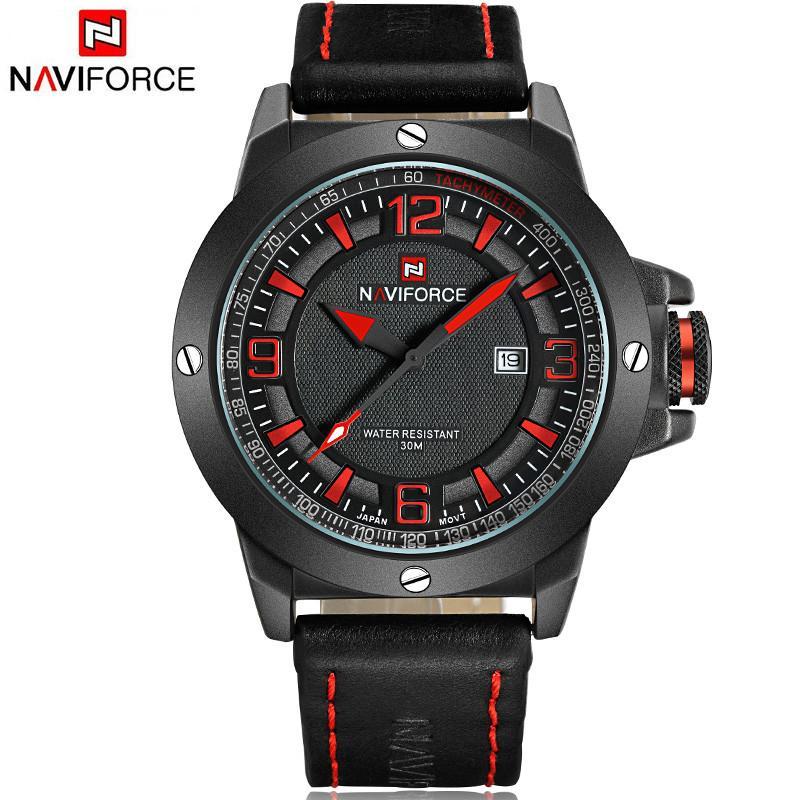 Genuine Leather Strap Army Watch (4 colors) - Image 4