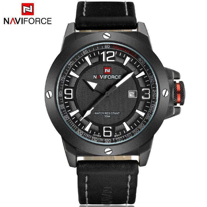 Genuine Leather Strap Army Watch (4 colors) - Image 6