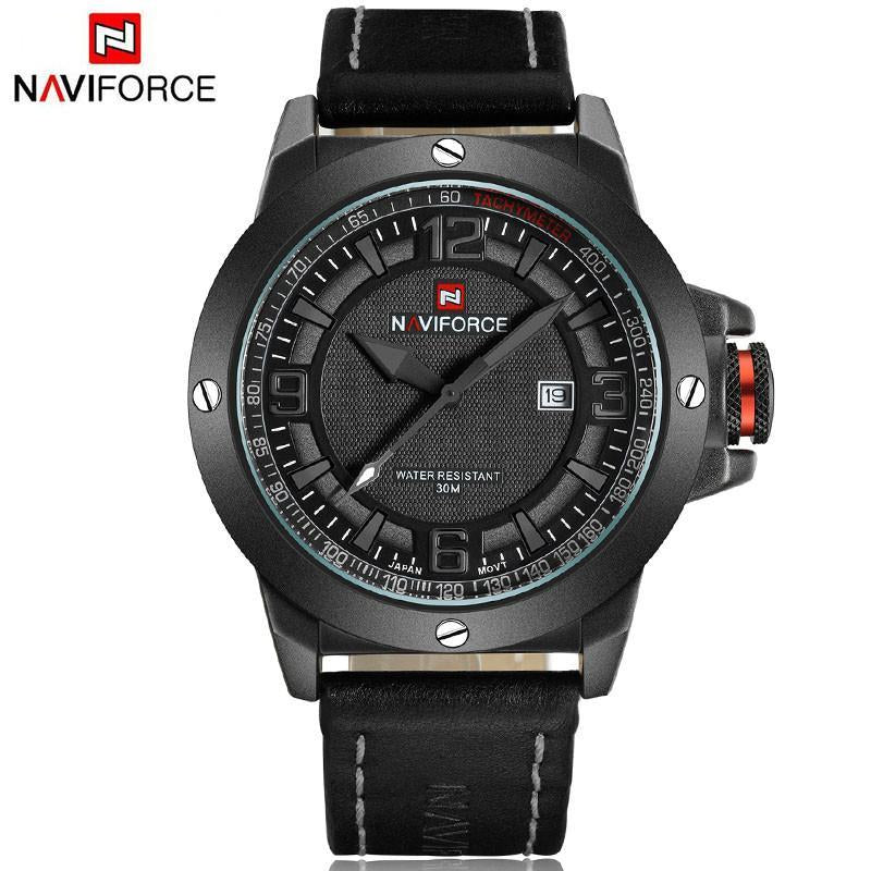 Genuine Leather Strap Army Watch (4 colors) - Image 8
