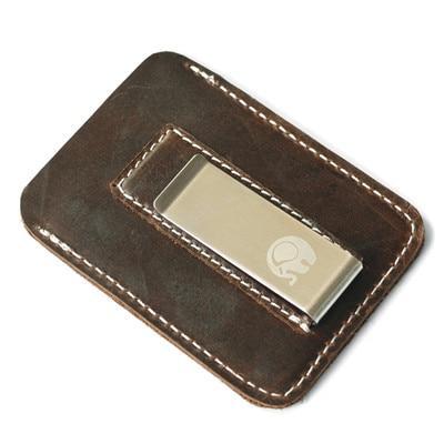 Genuine Leather Wallet with Money-Clip - Image 4