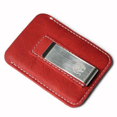 Genuine Leather Wallet with Money-Clip - Image 5