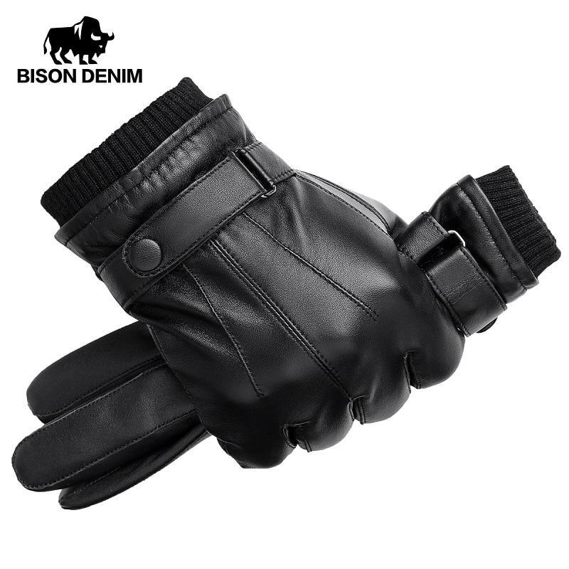 Genuine Leather Elegant Touch Screen Gloves - Image 3