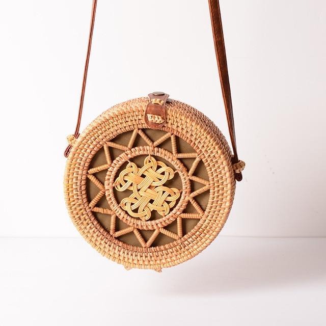 Tropical Hand-Woven Straw Purses - Image 12