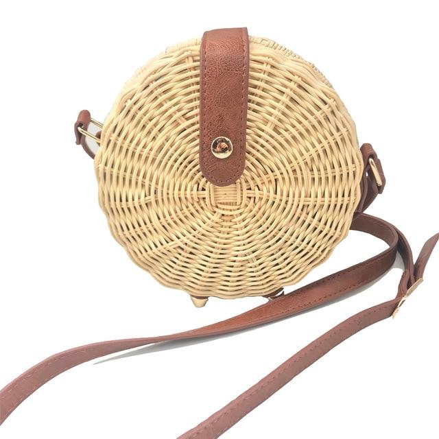 Tropical Hand-Woven Straw Purses - Image 2
