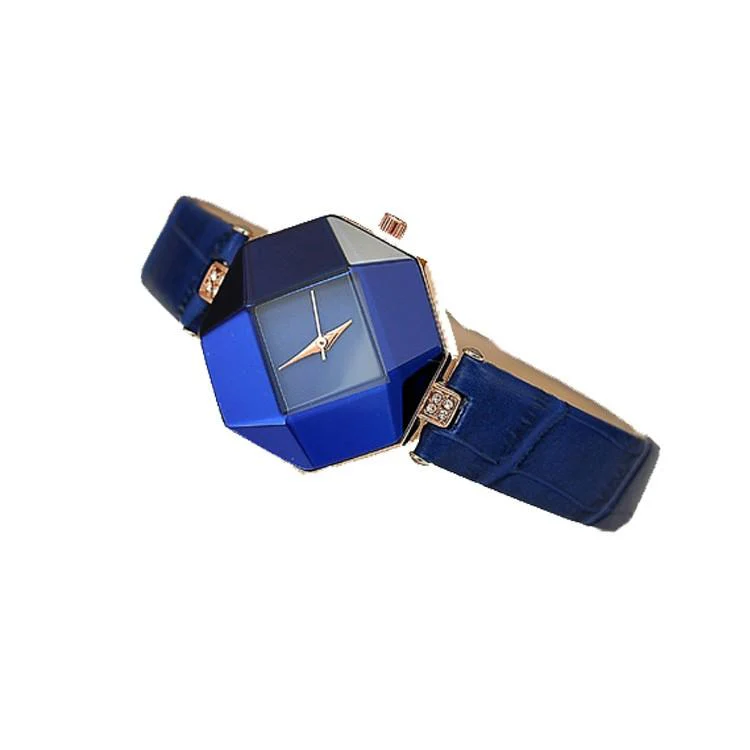 Glamorous Geometric Gem-Cut Women's Watch - Image 4