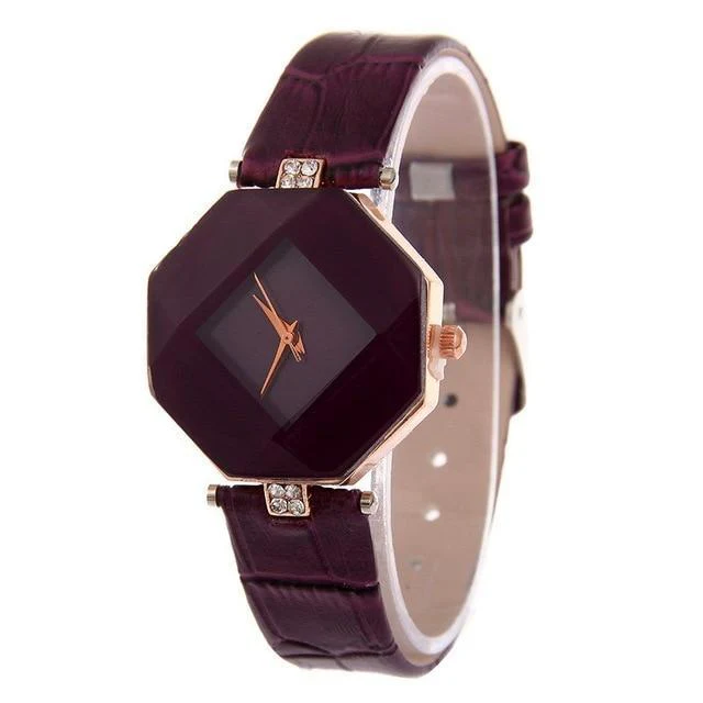 Glamorous Geometric Gem-Cut Women's Watch - Image 7