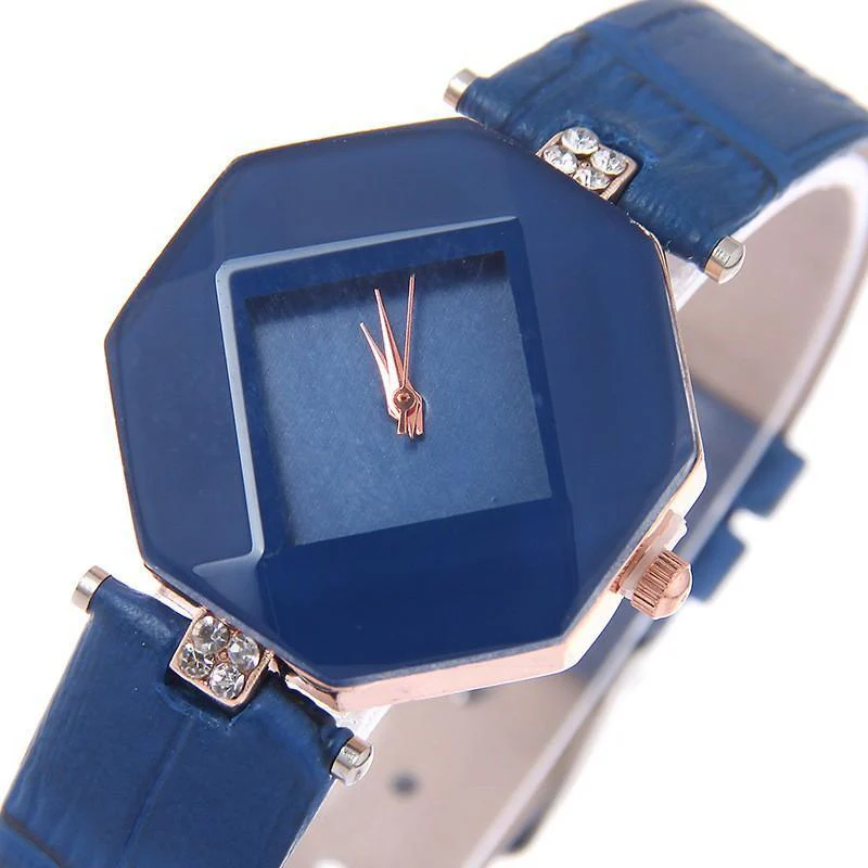 Glamorous Geometric Gem-Cut Women's Watch - Image 8
