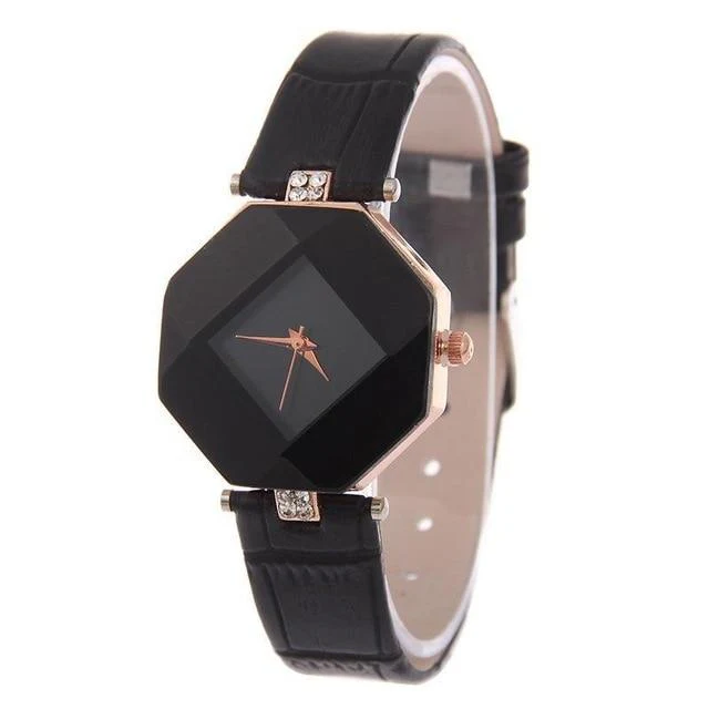 Glamorous Geometric Gem-Cut Women's Watch - Image 9