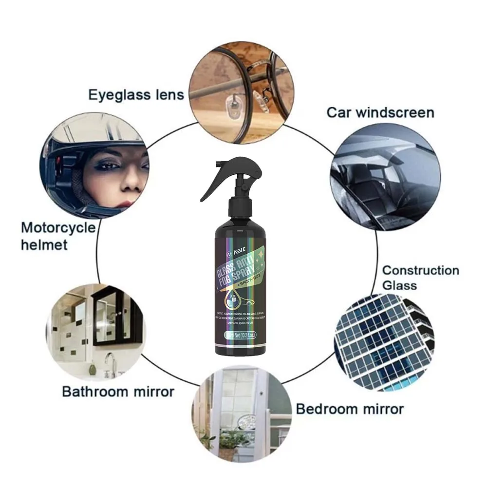 Clear Vision Hydrophobic Nano Rain & Fog Repellent Spray - Image 11