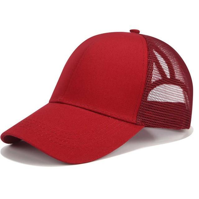 Glitter and Plain Women's Mesh Ponytail Cap - Image 15