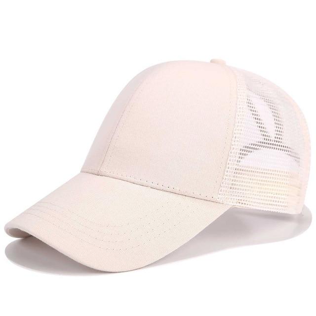 Glitter and Plain Women's Mesh Ponytail Cap - Image 16