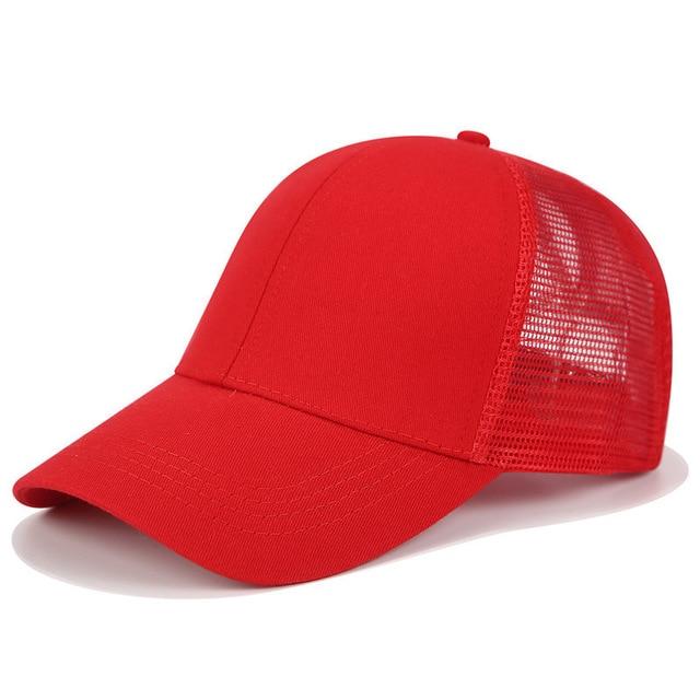 Glitter and Plain Women's Mesh Ponytail Cap - Image 21