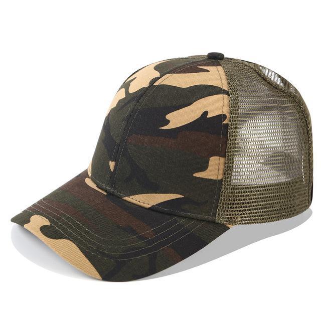 Glitter and Plain Women's Mesh Ponytail Cap - Image 22