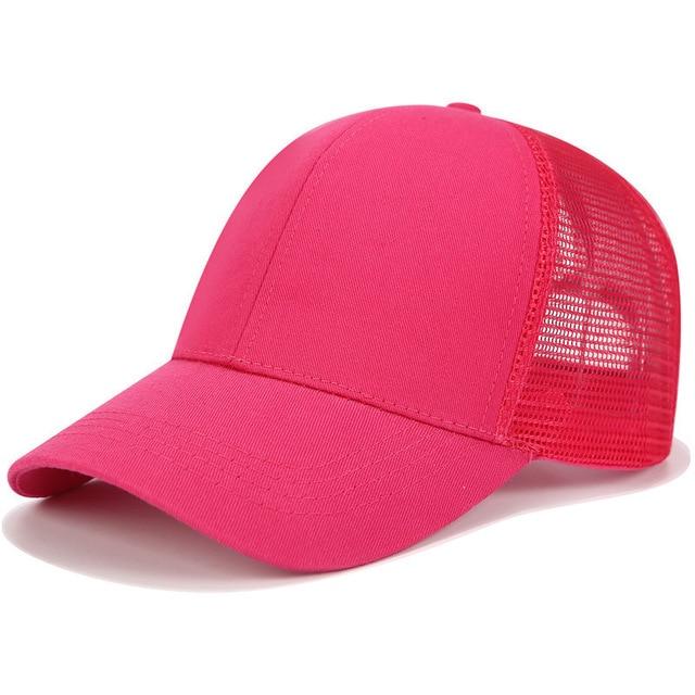 Glitter and Plain Women's Mesh Ponytail Cap - Image 23
