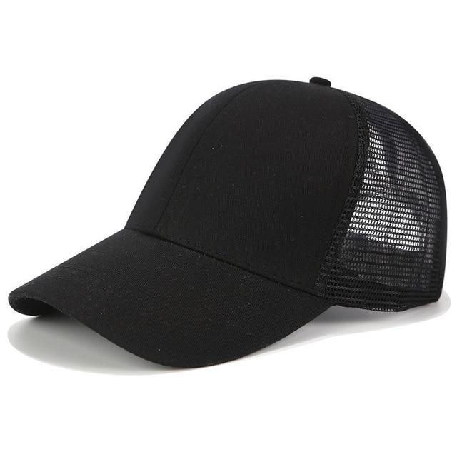 Glitter and Plain Women's Mesh Ponytail Cap - Image 25
