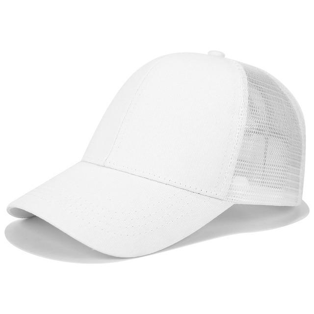 Glitter and Plain Women's Mesh Ponytail Cap - Image 26