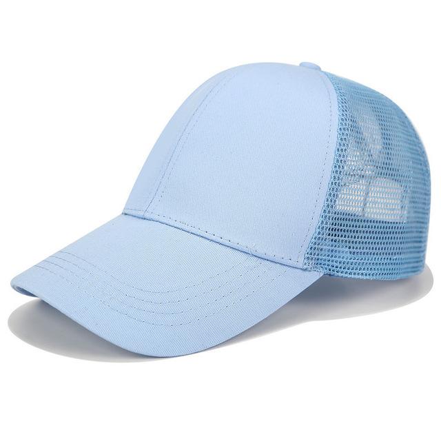 Glitter and Plain Women's Mesh Ponytail Cap - Image 27