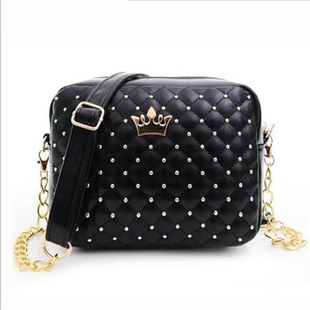 GoldCrown™ Studded Leather Purse - Image 2