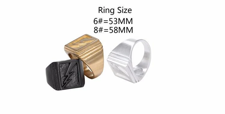 GORO'S - Vintage Man's Lightning Ring - Image 6