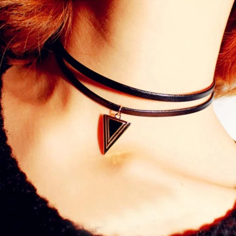 CORAL- Gothic Cord Choker - Image 2