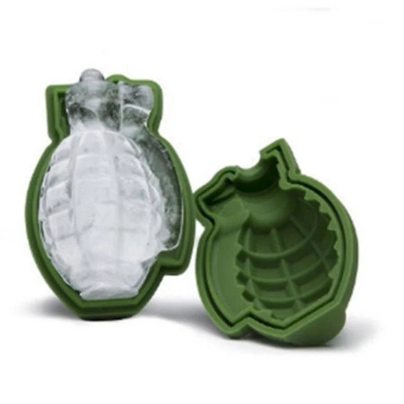Grenade Shape Ice Cube Mold (2 sets) - Image 2