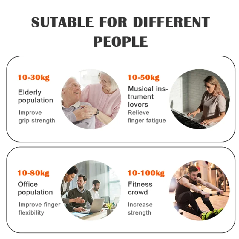 Therapy & Recovery Adjustable Hand Trainer With Built-in Counter - Image 5