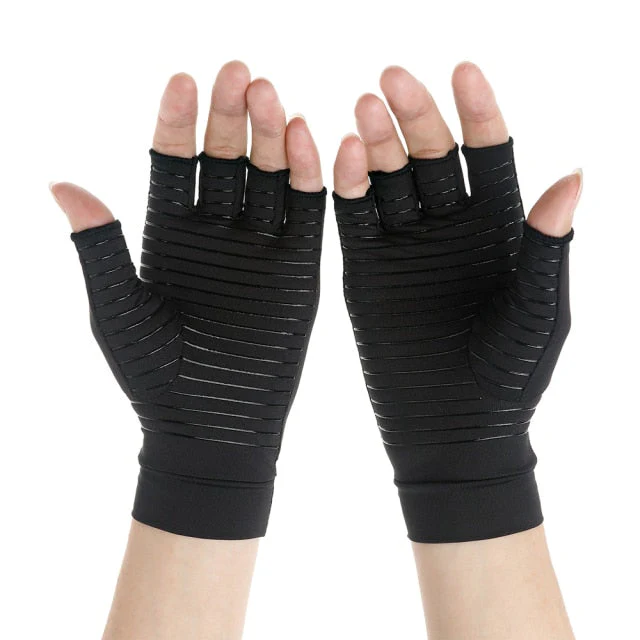 Copper Compression Arthritis Therapy Gloves - Image 3