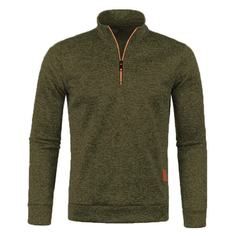 Easy-Wear Warm Half-Zip Men’s Pullover - Image 11