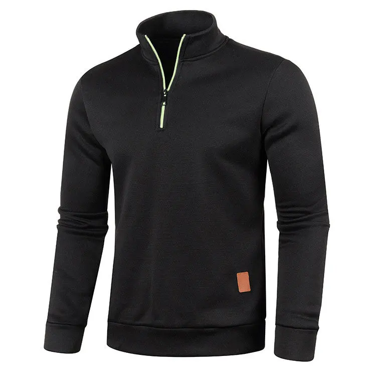 Easy-Wear Warm Half-Zip Men’s Pullover - Image 3