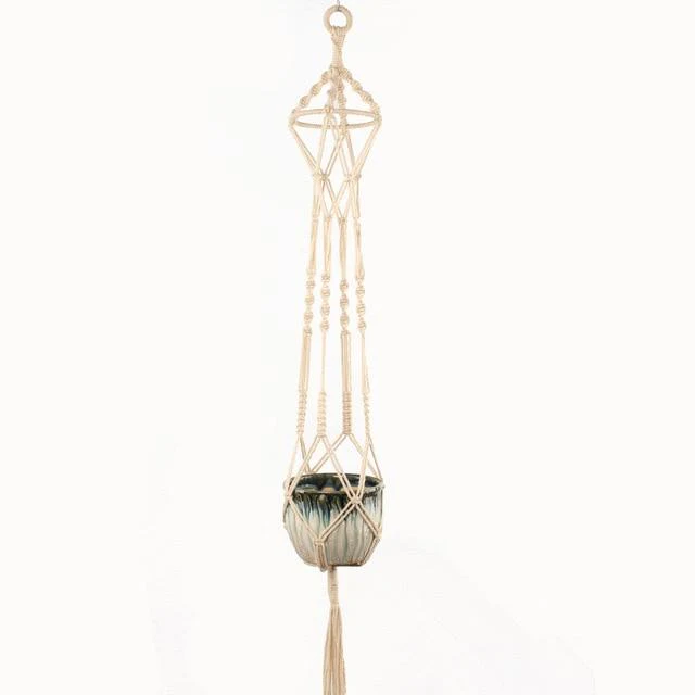 ArtCraft™ Handmade Macrame Plant Hanger - Image 14