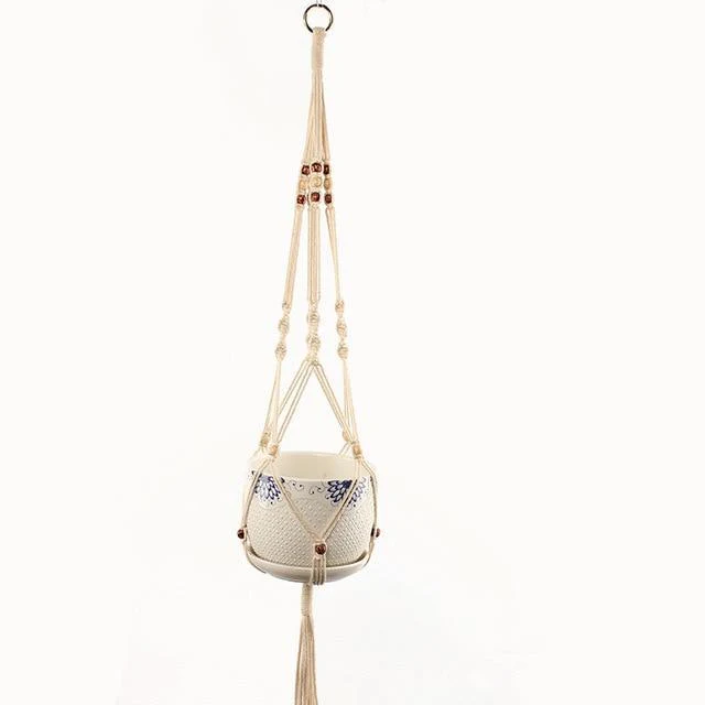 ArtCraft™ Handmade Macrame Plant Hanger - Image 21