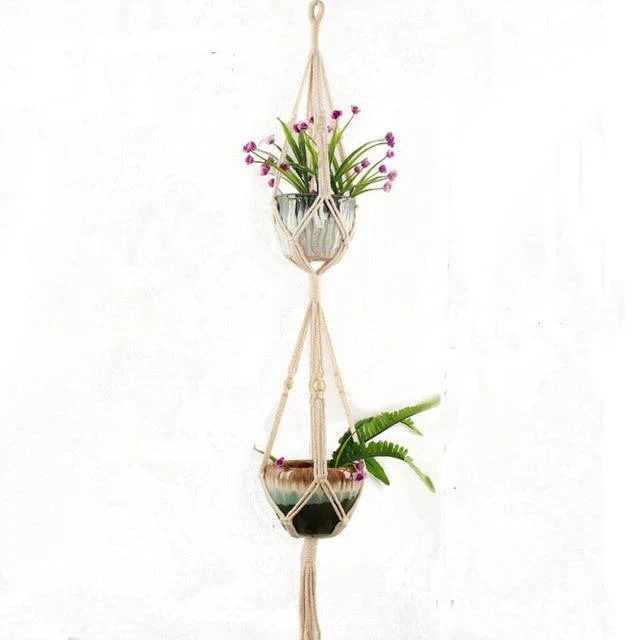 ArtCraft™ Handmade Macrame Plant Hanger - Image 23
