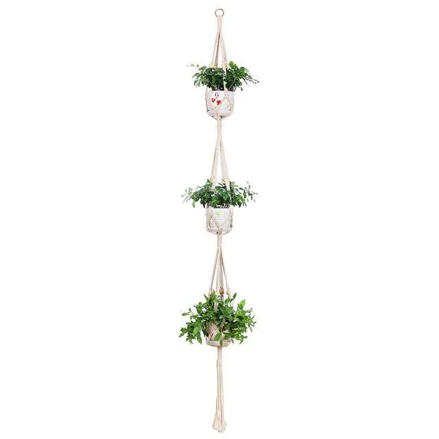 ArtCraft™ Handmade Macrame Plant Hanger - Image 25