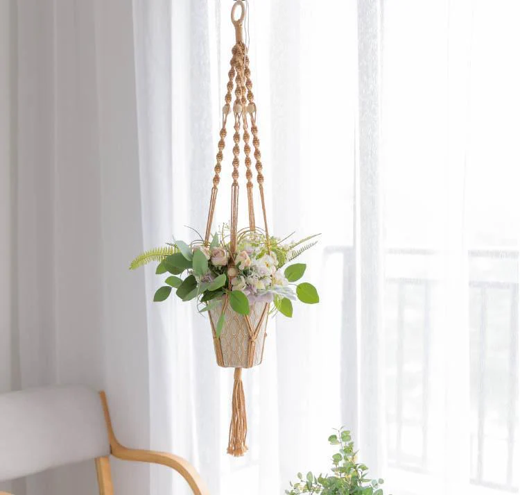 ArtCraft™ Handmade Macrame Plant Hanger - Image 27