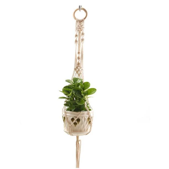 ArtCraft™ Handmade Macrame Plant Hanger - Image 4