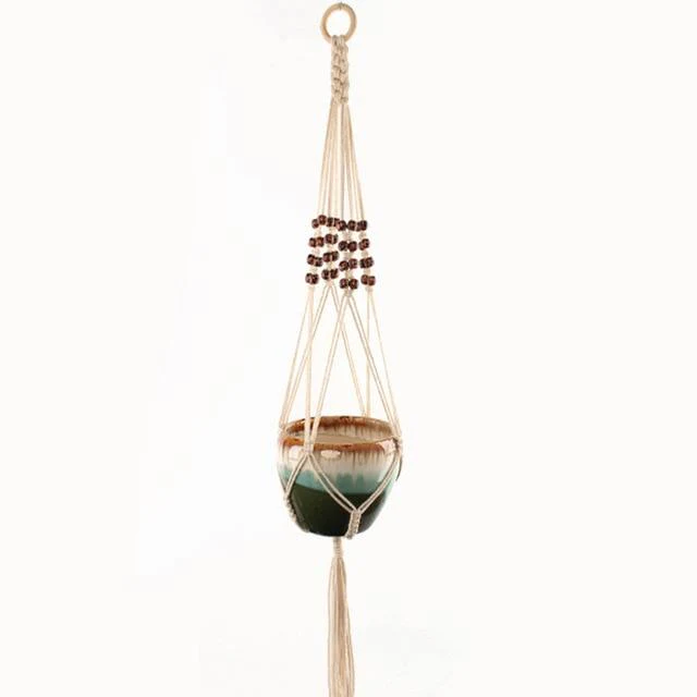 ArtCraft™ Handmade Macrame Plant Hanger - Image 5