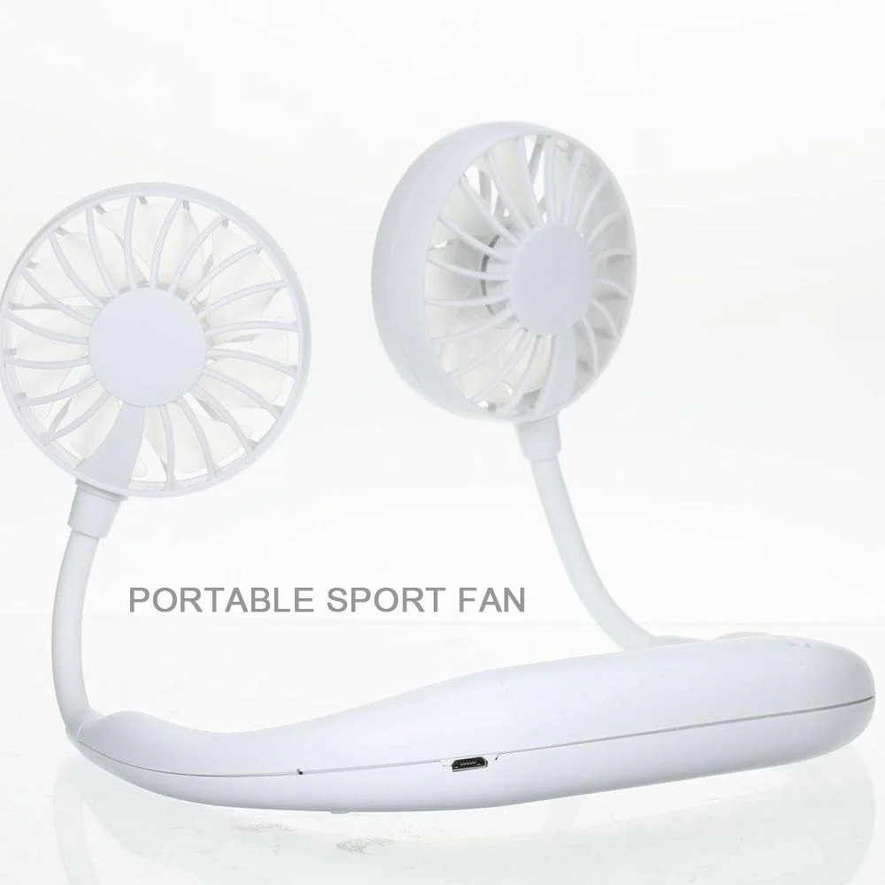 Hands-Free Dual-Wind Neckband Fan - Image 11