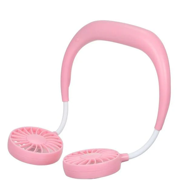 Hands-Free Dual-Wind Neckband Fan - Image 4