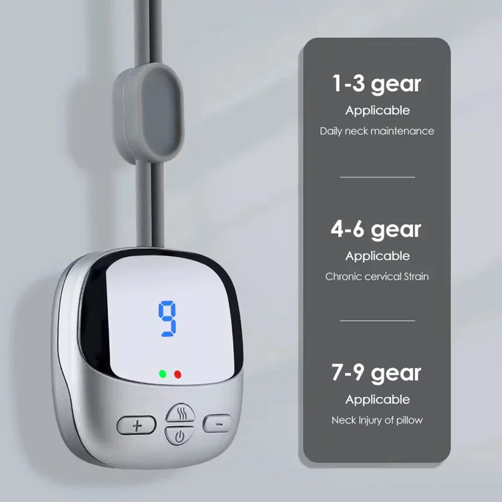 NeuroWarm Multi-Zone Hands-Free Wearable Cervical & Shoulder TENS Heat Massager - Image 22